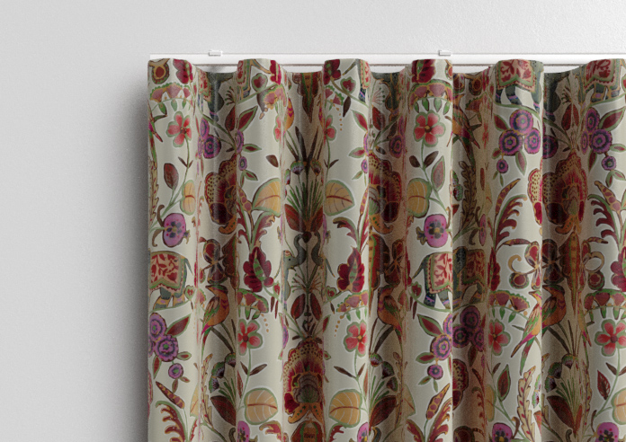 Bangalore Faux Silk, Maroon - Made to Measure Curtain - Image 13